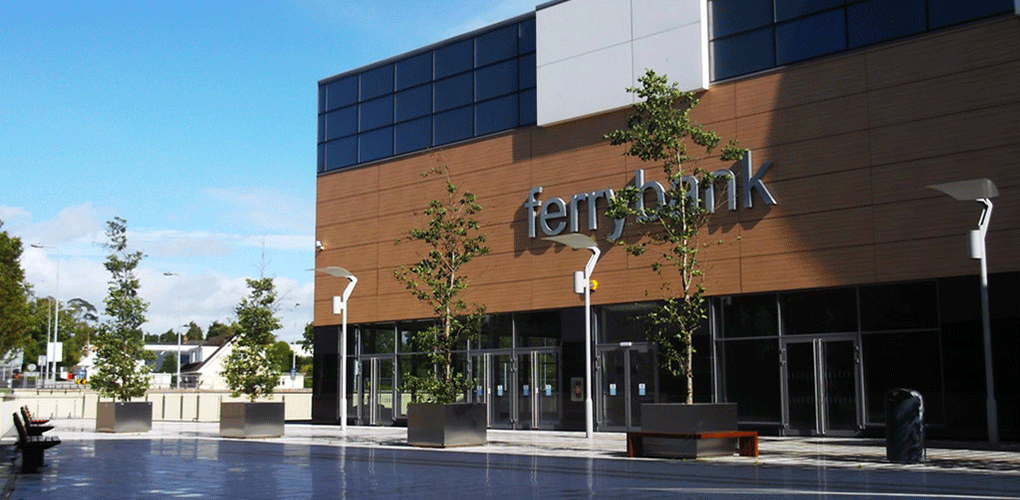 Entrance to the Ferrybank shopping centre